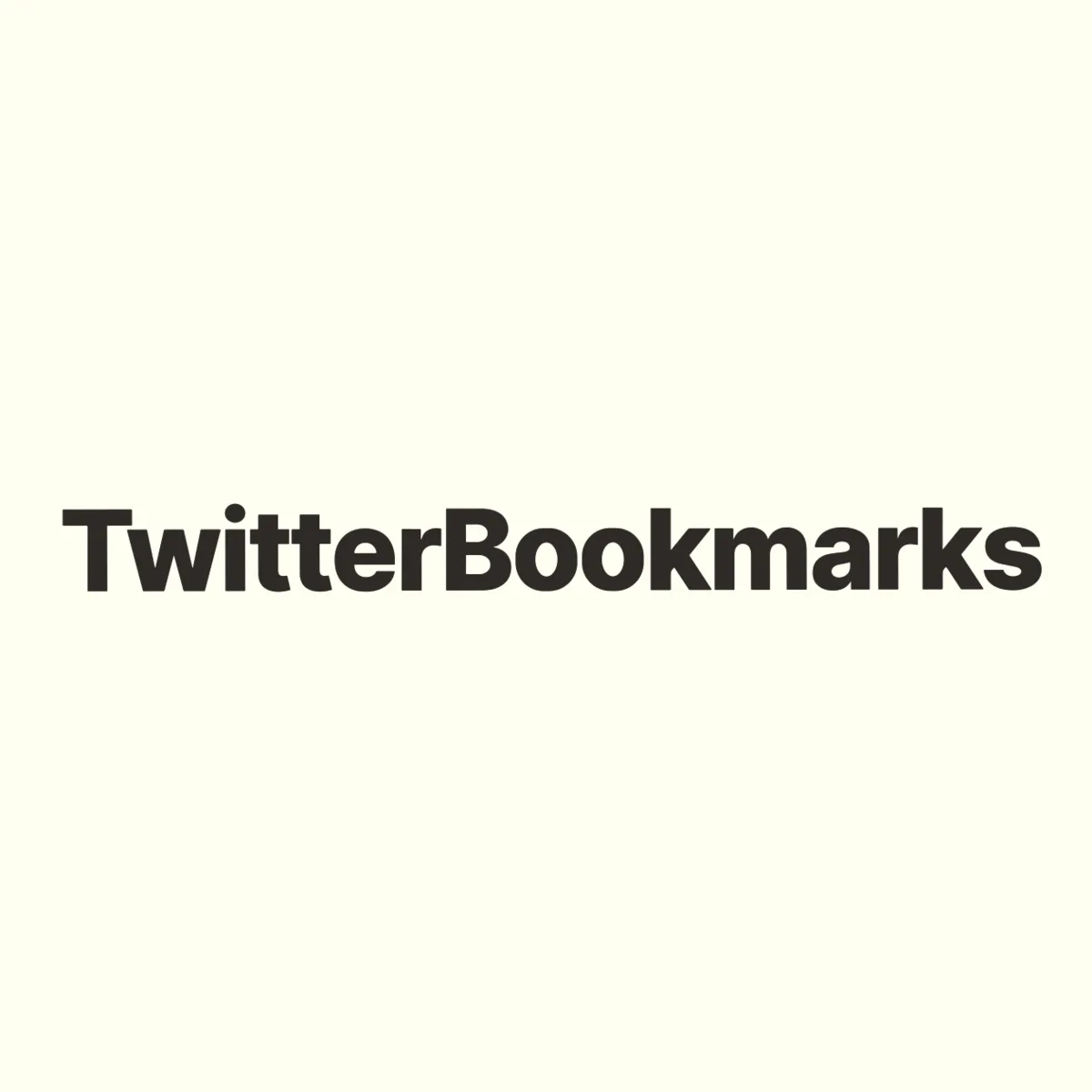 TwitterBookmarks